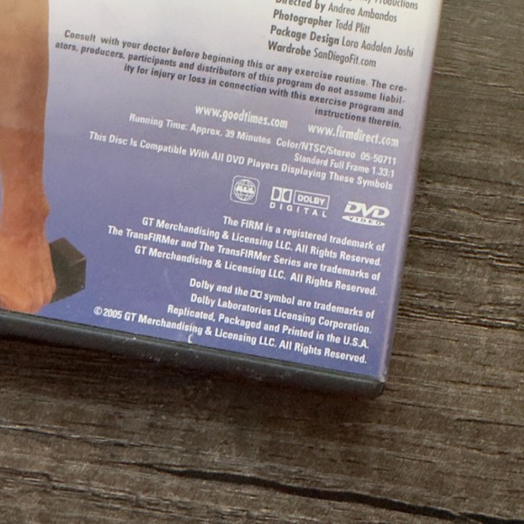 The Firm Supercharged Sculpting- The TransFIRMer Series 2005 DVD - Picture 4 of 6